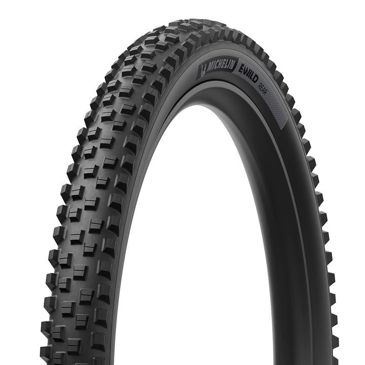 Michelin, E-WILD RACING LINE Rear, Mountain Tire, 27.5''x2.60, Folding, Tubeless Ready, MAGI-X, 4x55, Black