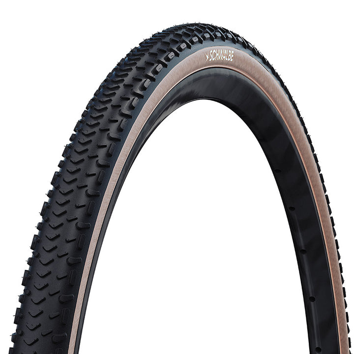 Schwalbe, G-One RX Pro, Gravel Tire, 28x1.50, Folding, Tubeless Ready, Addix Race, V-Guard, Transparent Skinwall