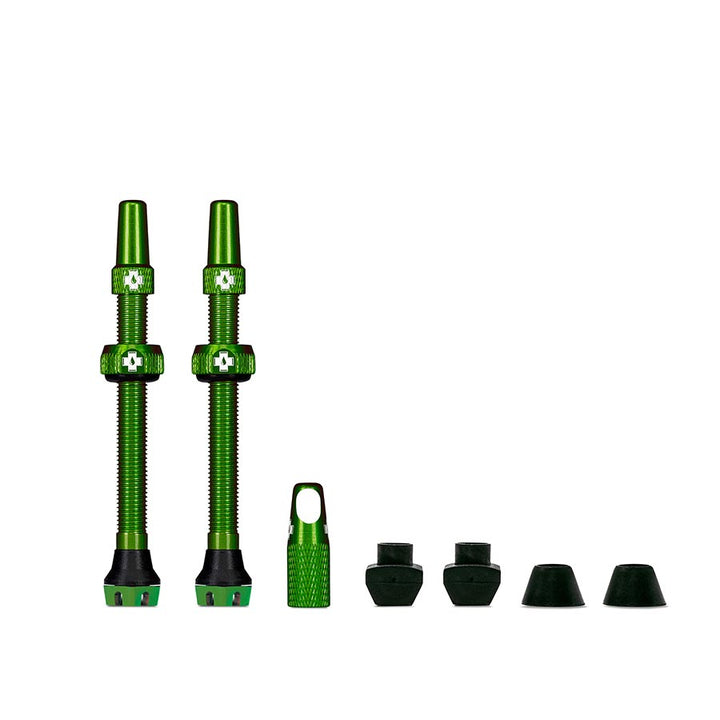Muc-Off, V2, Tubeless Valve, Presta, 44mm, Black, Pair