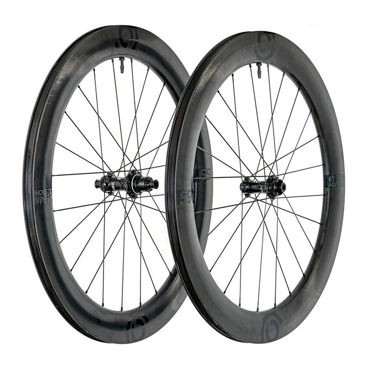 Industry Nine, Solix SL i9 65, Wheel, Front and Rear, 700C / 622, Holes: F: 24, R: 24, F: 12mm, R: 12mm, F: 100, R: 142, Disc Center Lock, Shimano Road 11, Set