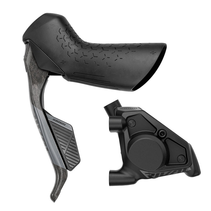 SRAM, Rival AXS E1, Road Hydraulic Disc Brake, Left, Flat mount