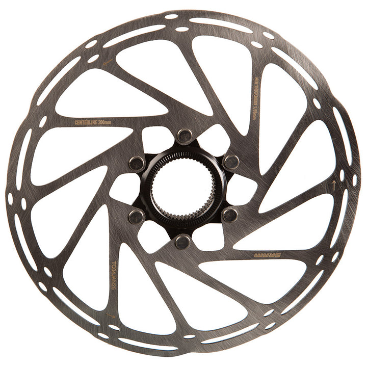 SRAM, Centerline CenterLock Black, 160mm, Center Lock