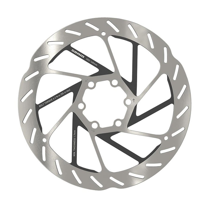 SRAM, HS2 6-bolt, 160mm, ISO 6B