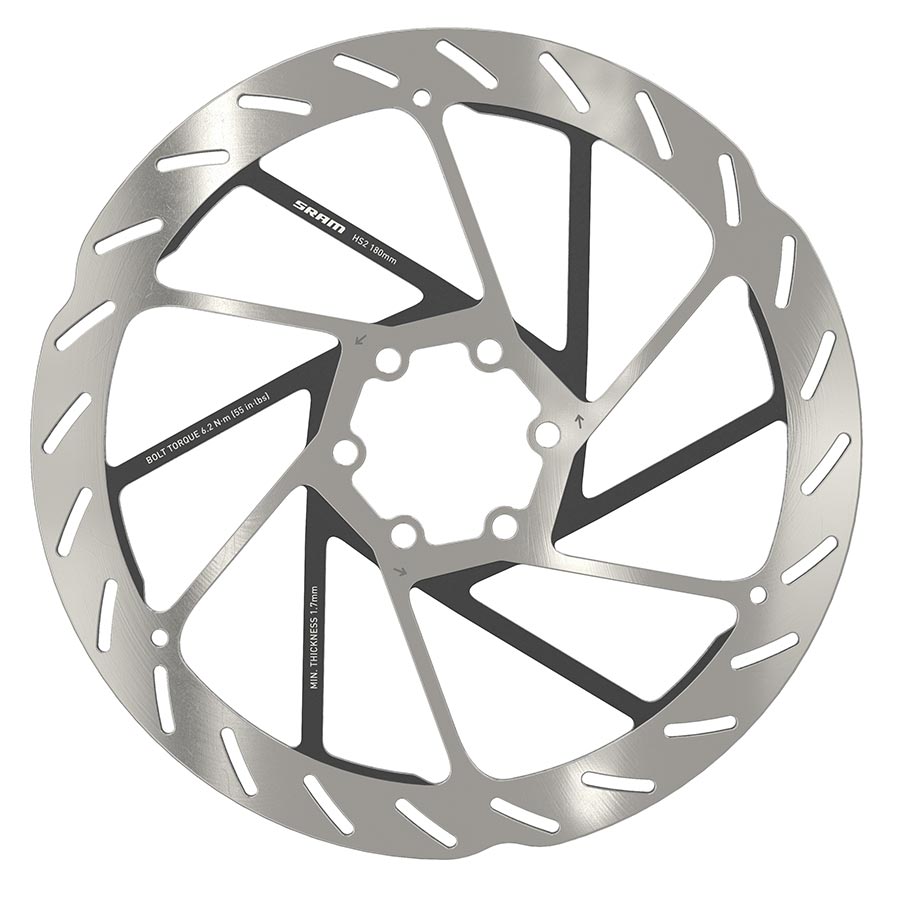 SRAM, HS2 6-bolt, 160mm, ISO 6B