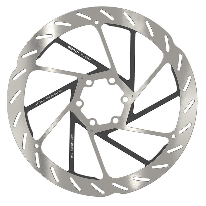 SRAM, HS2 6-bolt, 160mm, ISO 6B