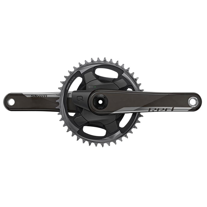 SRAM, Red 1 AXS Quarq, Power Meter Crankset, Speed: 12, Spindle: 28.99mm, BCD: Direct Mount, 46, DUB, 175mm, Black, Road
