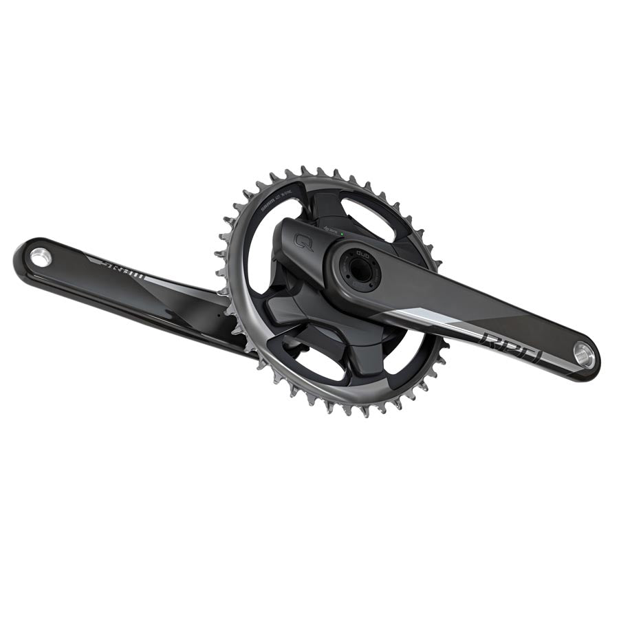 SRAM, Red 1 AXS Quarq, Power Meter Crankset, Speed: 12, Spindle: 28.99mm, BCD: Direct Mount, 46, DUB, 175mm, Black, Road