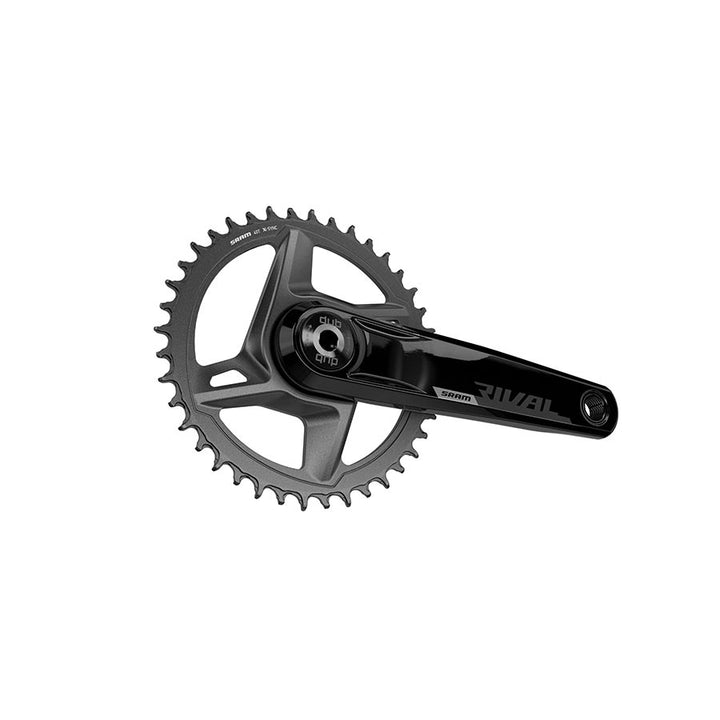SRAM, Rival D1 Wide 1x, Crankset, Speed: 12, Spindle: 28.99mm, 40, DUB, 165mm, Black, Road Disc
