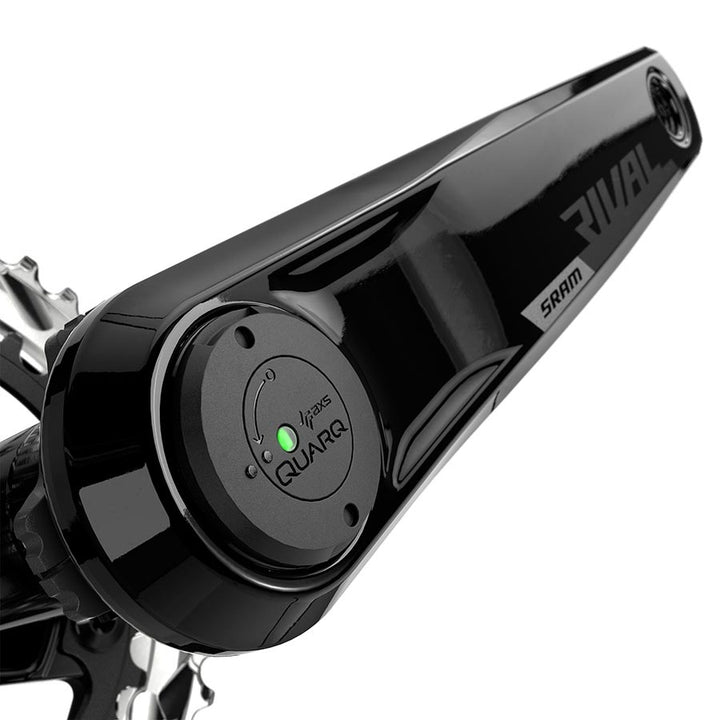 SRAM, Rival D1 Quarq Wide 2x, Power Meter Crankset, Speed: 12, Spindle: 28.99mm, BCD: 94mm, 43/30, DUB, 160mm, Black, Road Disc