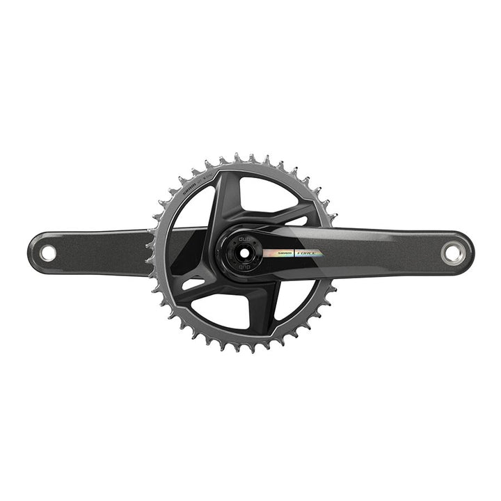 SRAM, Force D2 1x, Crankset, Speed: 12, Spindle: 28.99mm, BCD: Direct Mount, 40, DUB, 170mm, Black, Road Disc