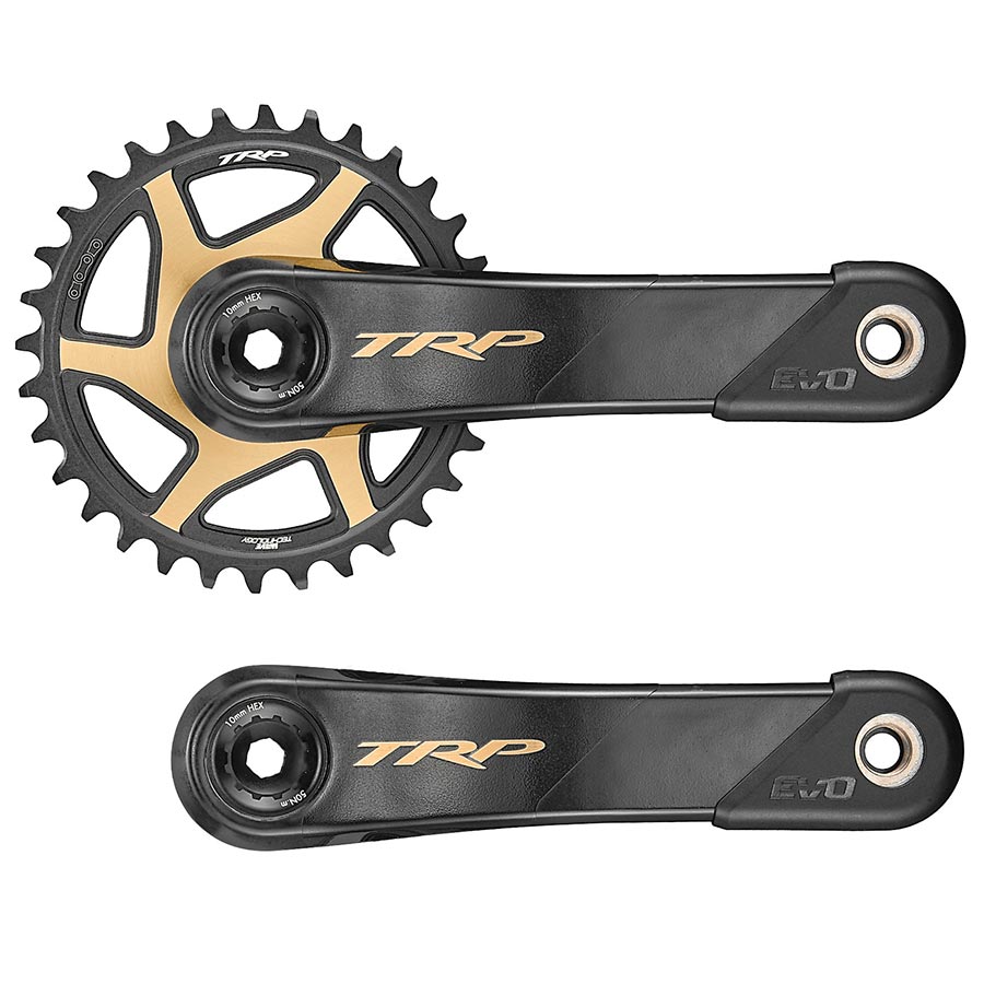 TRP, EVO 12 Carbon, Crankset, Speed: 12, Spindle: 30mm, BCD: Direct Mount, 30mm, 165mm, Black, MTB/Boost