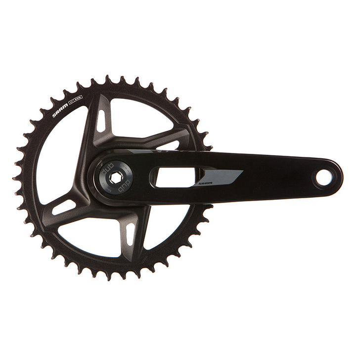 SRAM, Rival 1x XPLR Powermeter E1, Power Meter Crankset, Speed: 12/13, Spindle: 28.99mm, BCD: Direct Mount SRAM 8 Bolt, 42, DUB, 160mm, Black, Road