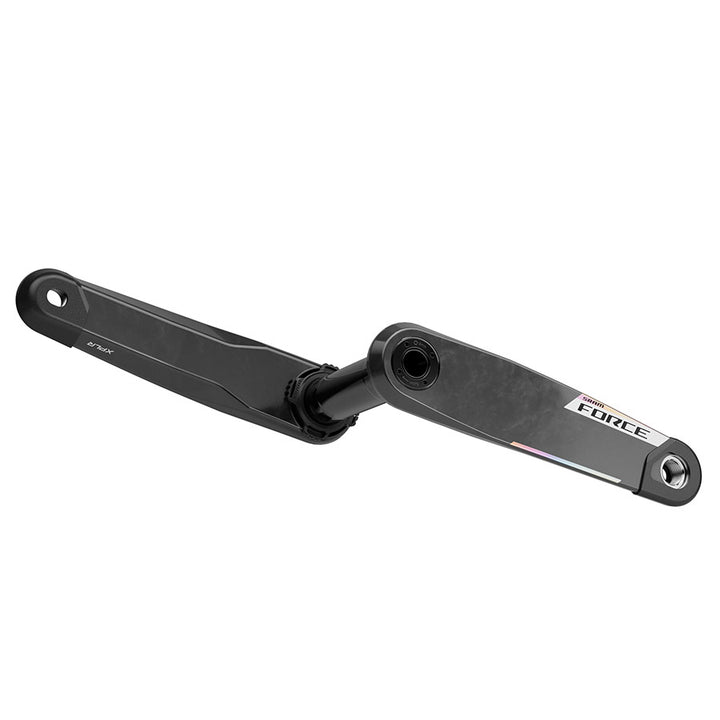 SRAM, Force XPLR E1 Crank Arm Assy, Crank Arm, 160mm, DUB, BCD: Direct Mount SRAM 8 Bolt, Black