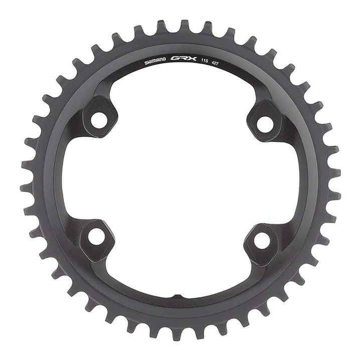 Shimano, GRX FC-RX810 1x11, Chainring, Teeth: 40, Speed: 11, BCD: 110, Bolts: 4, Single, Aluminum, Black