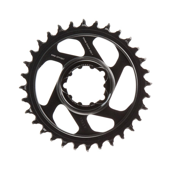 SRAM, Eagle, Chainring, Teeth: 30, Speed: 11/12, BCD: Direct Mount, Aluminum, Grey, -4mm
