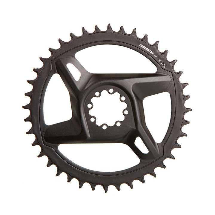 SRAM, Rival D1 DM, Chainring, Teeth: 38, Speed: 12, BCD: Direct Mount, Aluminum, Black