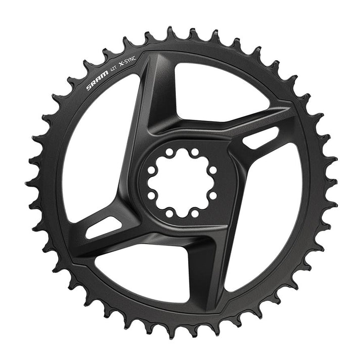 SRAM, Rival D1 DM, Chainring, Teeth: 38, Speed: 12, BCD: Direct Mount, Aluminum, Black