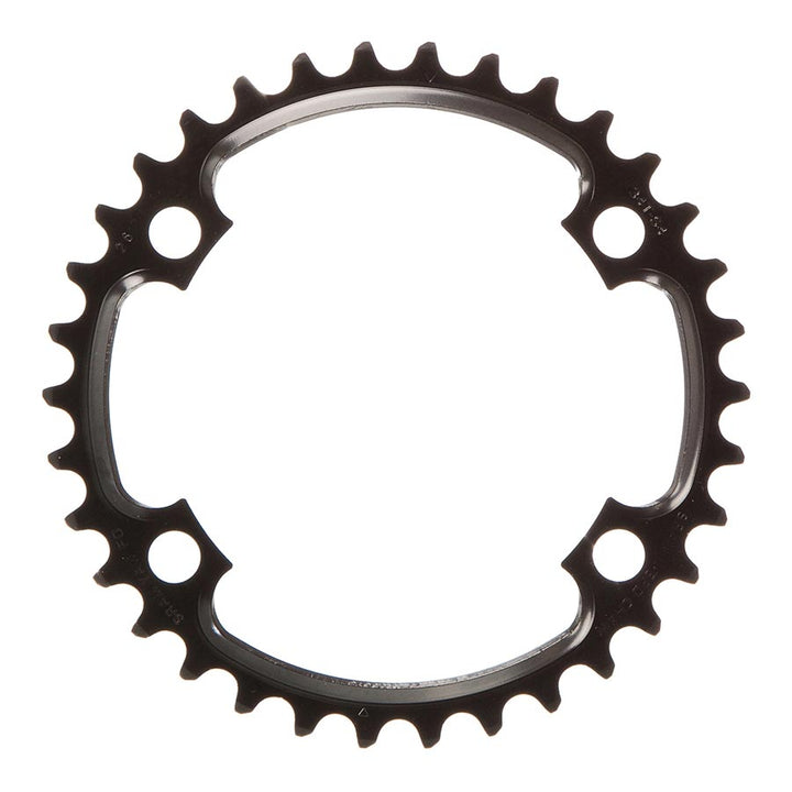 SRAM, Road 110mm Asymmetrical, Chainring, Teeth: 50, Speed: 11, BCD: 110, Bolts: 4, Outer, Aluminum, Black