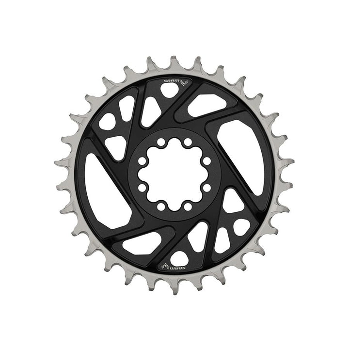 SRAM, Eagle T-Type DM X0 3mm Offset, Chainring, Teeth: 30, Speed: 12, BCD: Direct Mount, Aluminum, Black