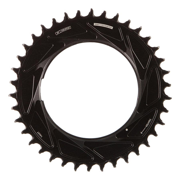 SRAM, Eagle T-Type Thread Mount 0mm Offset, Chainring, Teeth: 32, Speed: 12, BCD: Thread Mount, Aluminum, Black