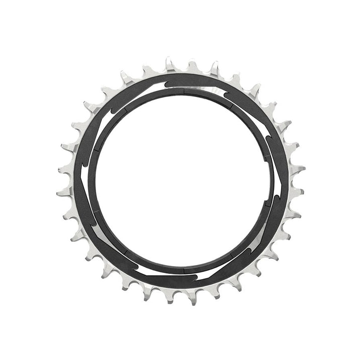 SRAM, Eagle T-Type Thread Mount 0mm Offset, Chainring, Teeth: 32, Speed: 12, BCD: Thread Mount, Aluminum, Black