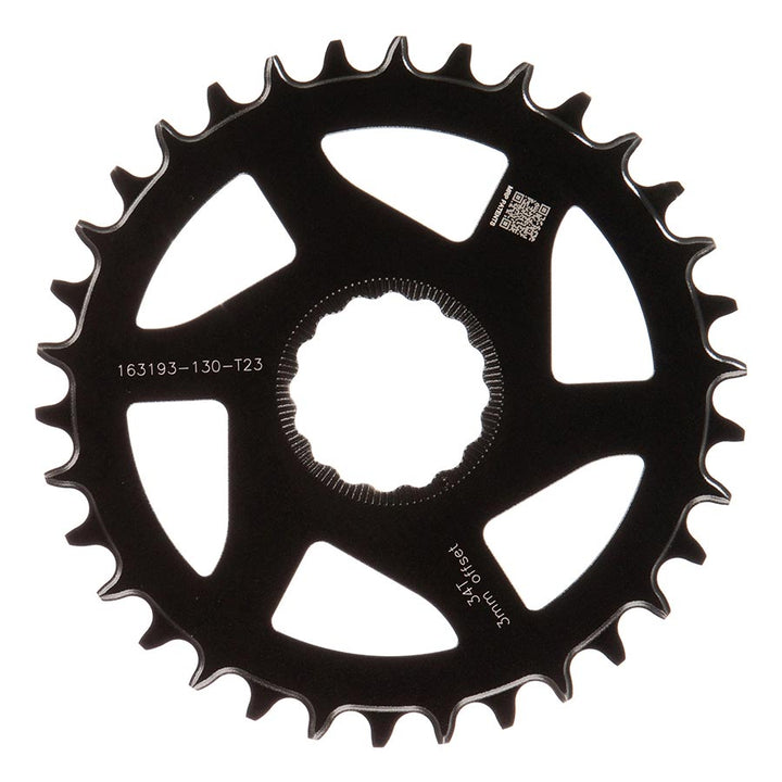 TRP, EVO, Chainring, Teeth: 30, Speed: 12, BCD: Direct Mount, Front, Aluminum, Black