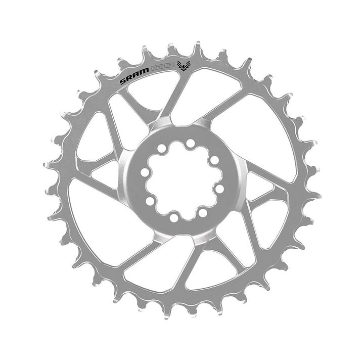 SRAM, Eagle 90 8 Bolt, Chainring, Teeth: 30, Speed: 12, BCD: Direct Mount, Bolts: 8, Steel, Silver