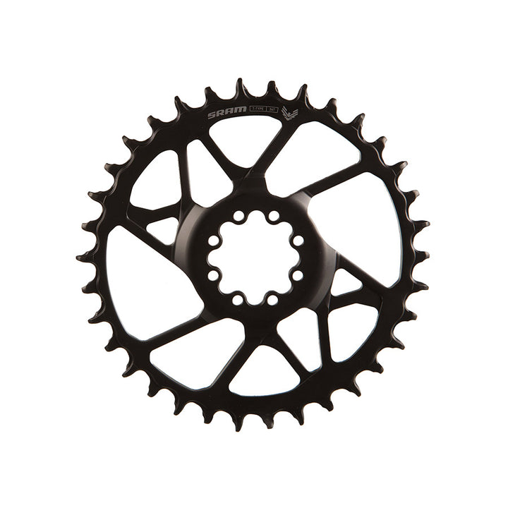 SRAM, S1000 Steel 8 Bolt, Chainring, Teeth: 30, Speed: 12, BCD: Direct Mount, Bolts: 8, Steel, Black