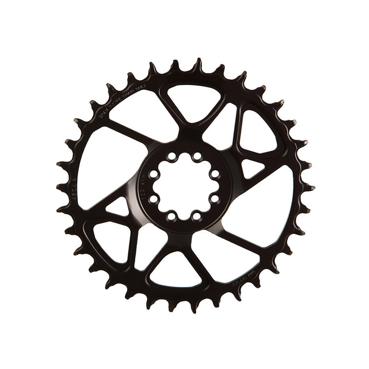 SRAM, S1000 Steel 8 Bolt, Chainring, Teeth: 30, Speed: 12, BCD: Direct Mount, Bolts: 8, Steel, Black