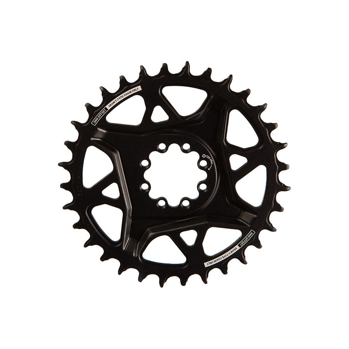 SRAM, S1000 Aluminum 8 Bolt, Chainring, Teeth: 30, Speed: 12, BCD: Direct Mount, Bolts: 8, Aluminum, Black