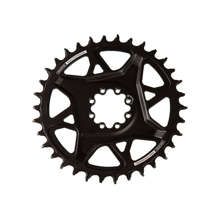 SRAM, S1000 Aluminum 8 Bolt, Chainring, Teeth: 30, Speed: 12, BCD: Direct Mount, Bolts: 8, Aluminum, Black