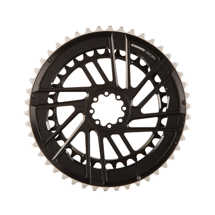 SRAM, Force E1 2x Direct Mount, Chainring, Teeth: 46/33, Speed: 12, BCD: Direct Mount SRAM 8 Bolt, Black