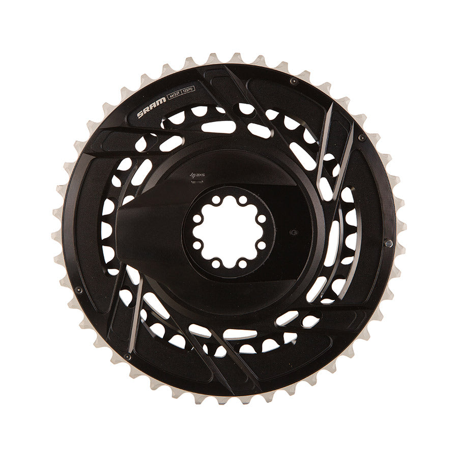 SRAM, Force E1 2x Thread Mount, Chainring, Teeth: 46/33, Speed: 12, BCD: Thread Mount, Black