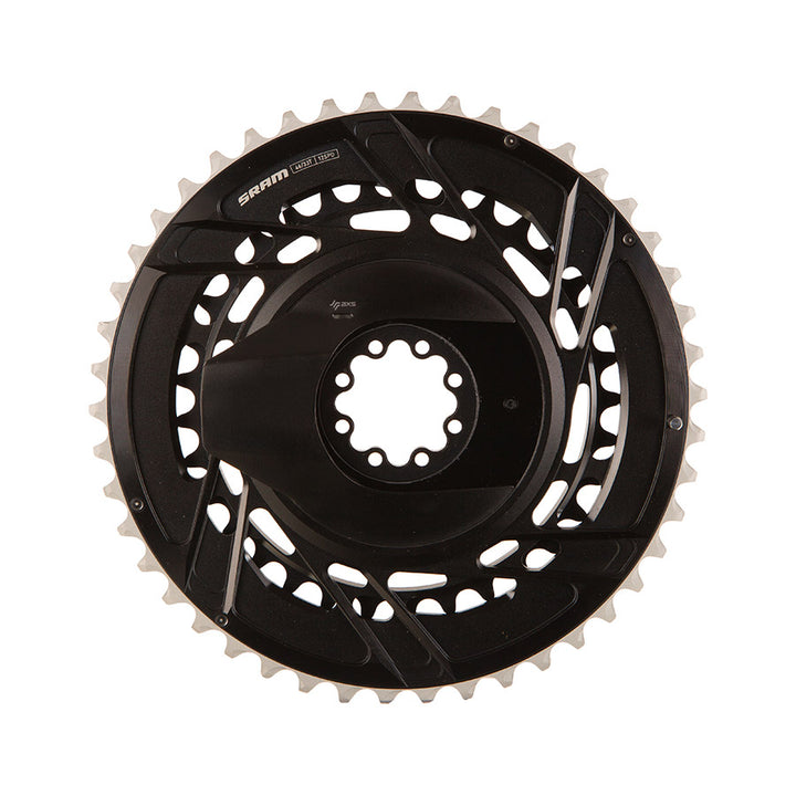 SRAM, Force E1 2x Thread Mount, Chainring, Teeth: 46/33, Speed: 12, BCD: Thread Mount, Black