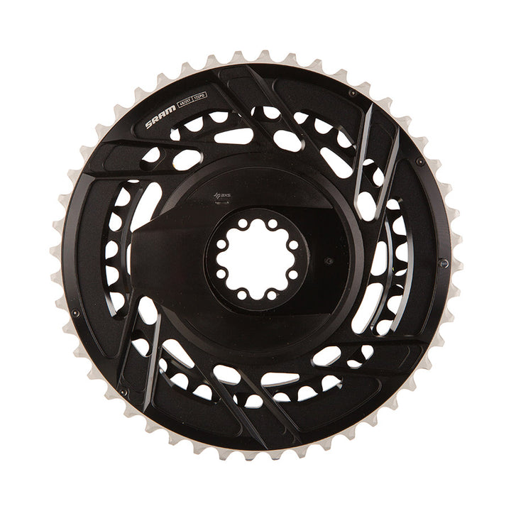 SRAM, Force E1 2x Thread Mount, Chainring, Teeth: 46/33, Speed: 12, BCD: Thread Mount, Black