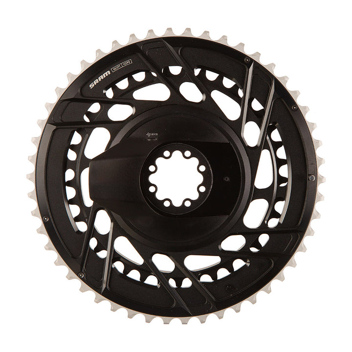 SRAM, Force E1 2x Thread Mount, Chainring, Teeth: 46/33, Speed: 12, BCD: Thread Mount, Black