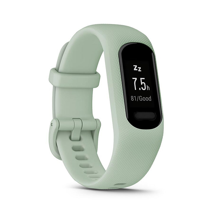 Garmin, vivosmart 5 S/M, Watch, Watch Color: Black, Wristband: Cool Mint - Silicone