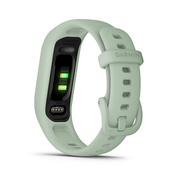 Garmin, vivosmart 5 S/M, Watch, Watch Color: Black, Wristband: Cool Mint - Silicone