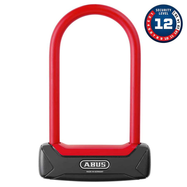 Abus, Granit Plus 640, U-Lock, Key, 12mm, 8.30cm x 15.0 cm, 3.3''x 5.9'', Black