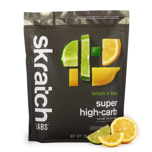Skratch Lab Super High-Carb Sport Drink Mix, Lemon + Lime, 840g, 8-Serving Resealable Pouch