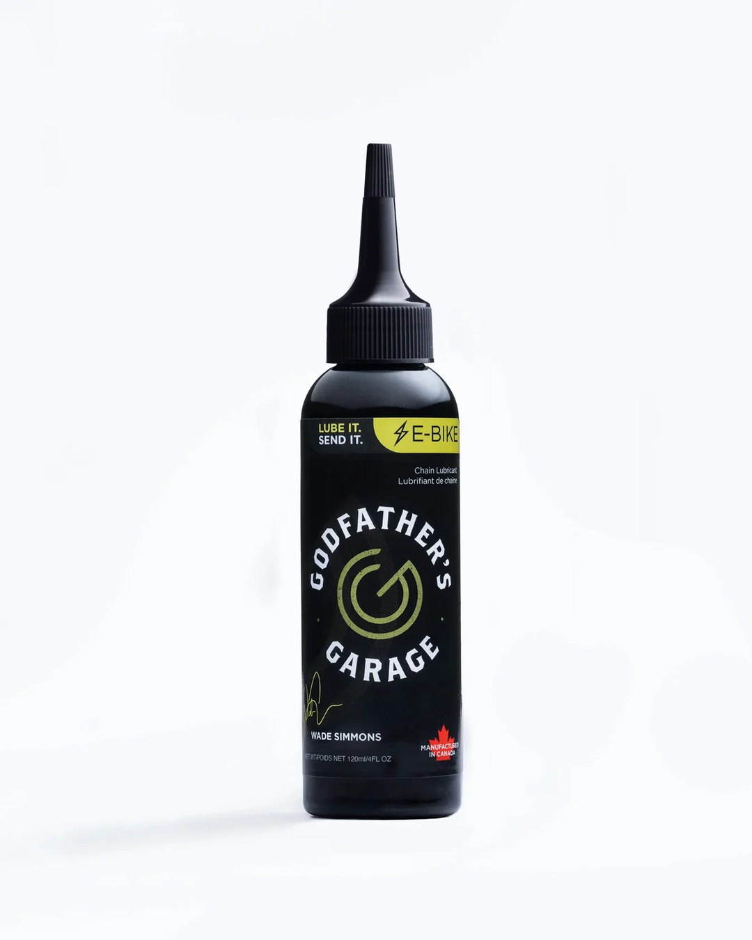 Godfather's Garage E-Bike Chain Lube, 4oz/120ml Drip