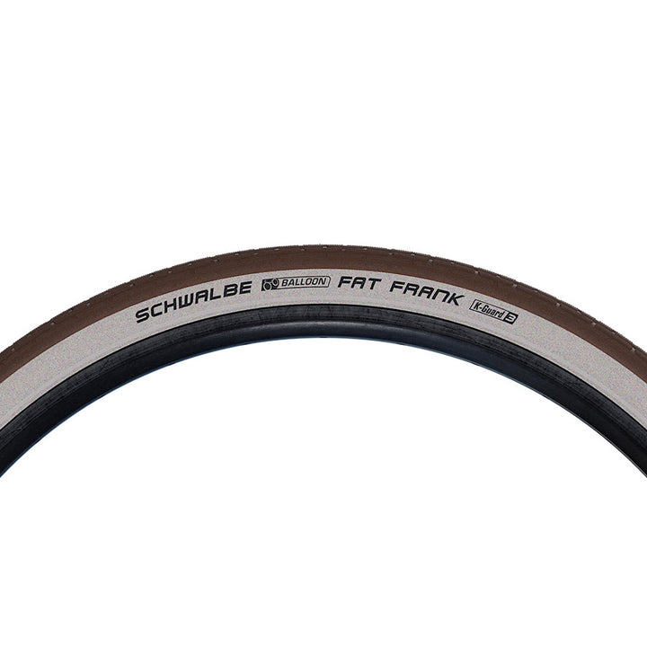 Schwalbe, Fat Frank, Hybrid Tire, 26x2.35, Wire, Clincher, SBC, K-Guard, TwinSkin, Reflex, 50TPI, Brown