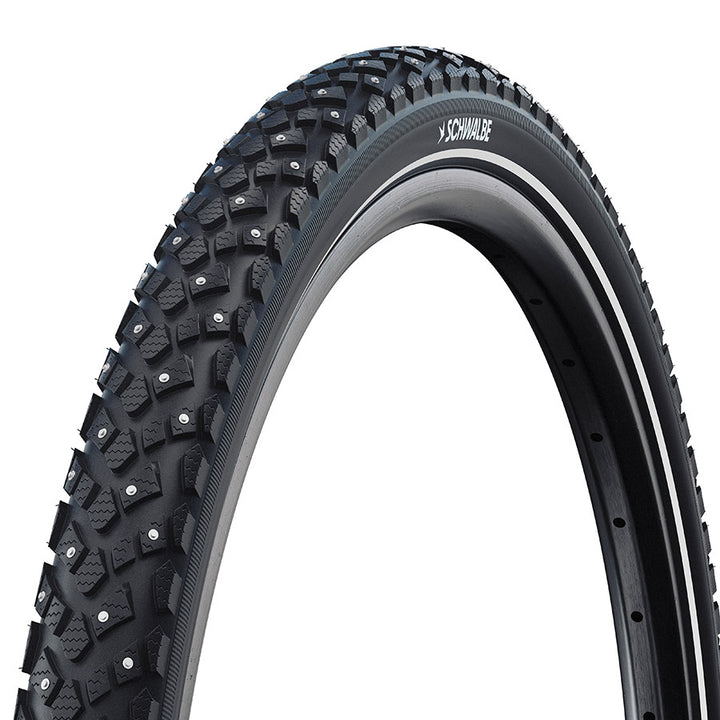 Schwalbe, Marathon Winter Plus, Winter Tire, 700x55C, Wire, Clincher, WiC, TwinSkin, Reflex, 67TPI, Black