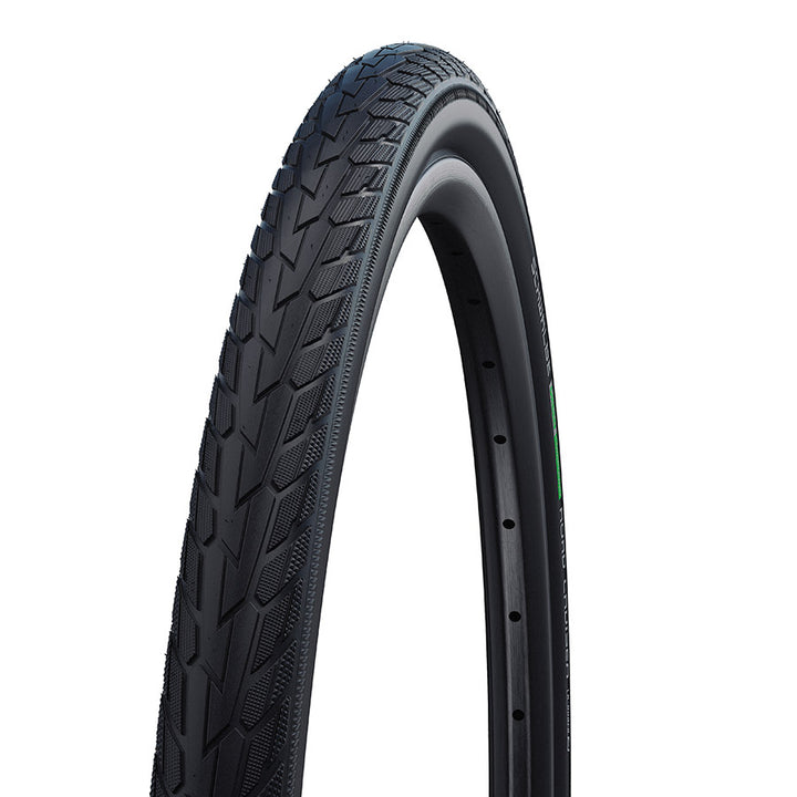 Schwalbe, Road Cruiser, Road Tire, 700x32C, Wire, Clincher, GreenCompound, K-Guard, TwinSkin, 50TPI, Black
