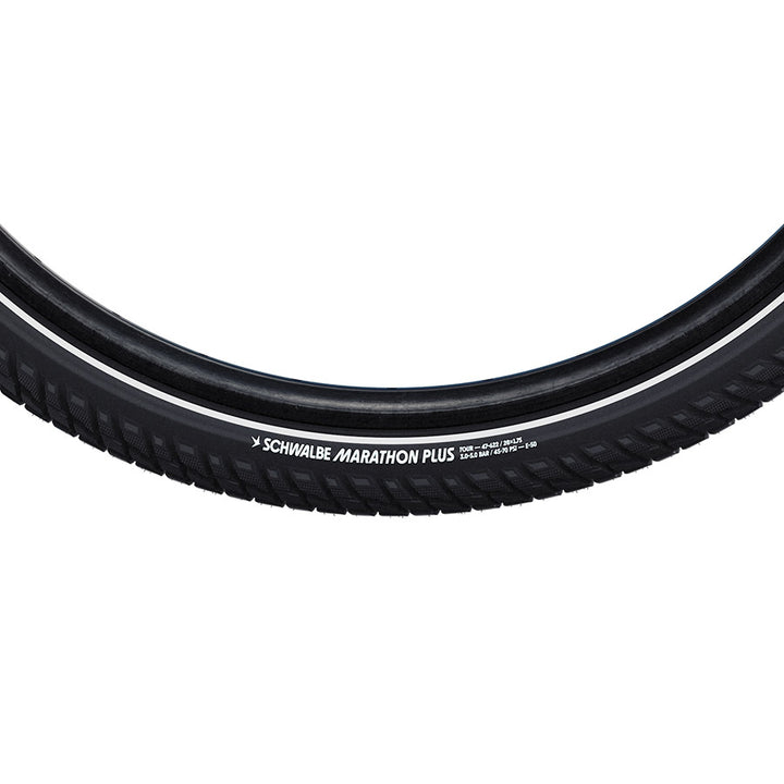 Schwalbe, Marathon Plus Tour, Hybrid Tire, 700x40C, Wire, Clincher, Addix, SmartGuard, TwinSkin, Reflex, 67TPI, Black