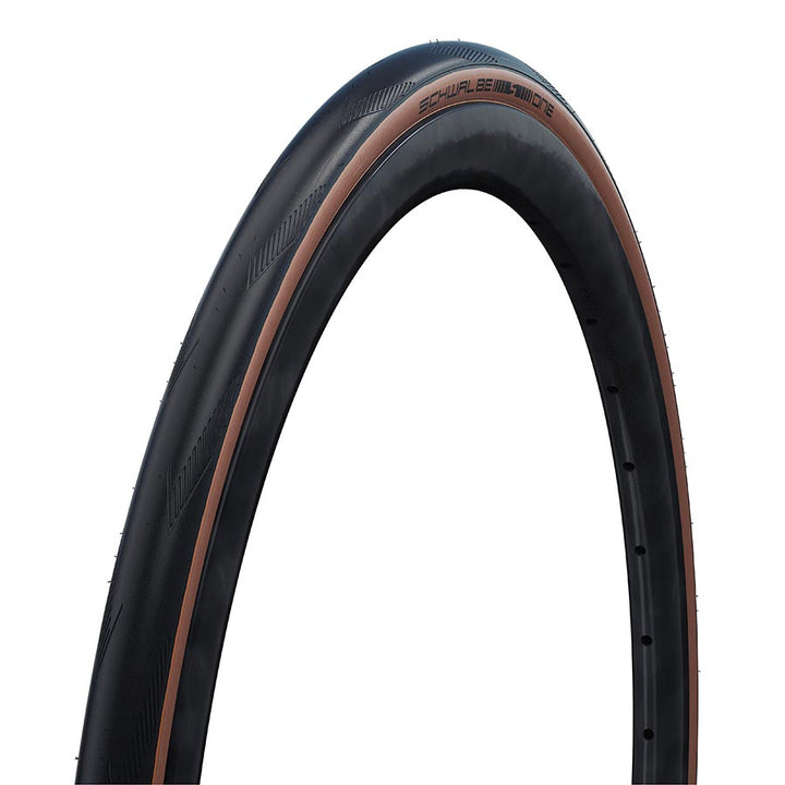 Schwalbe, One, Road Tire, 700x28C, Folding, Tubeless Ready, Addix, RaceGuard, 67TPI, Bronze