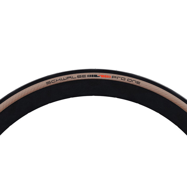 Schwalbe, Pro One, Road Tire, 700x28C, Folding, Clincher, Addix Race, Super Race, V-Guard, 127TPI, Transparent Skinwall