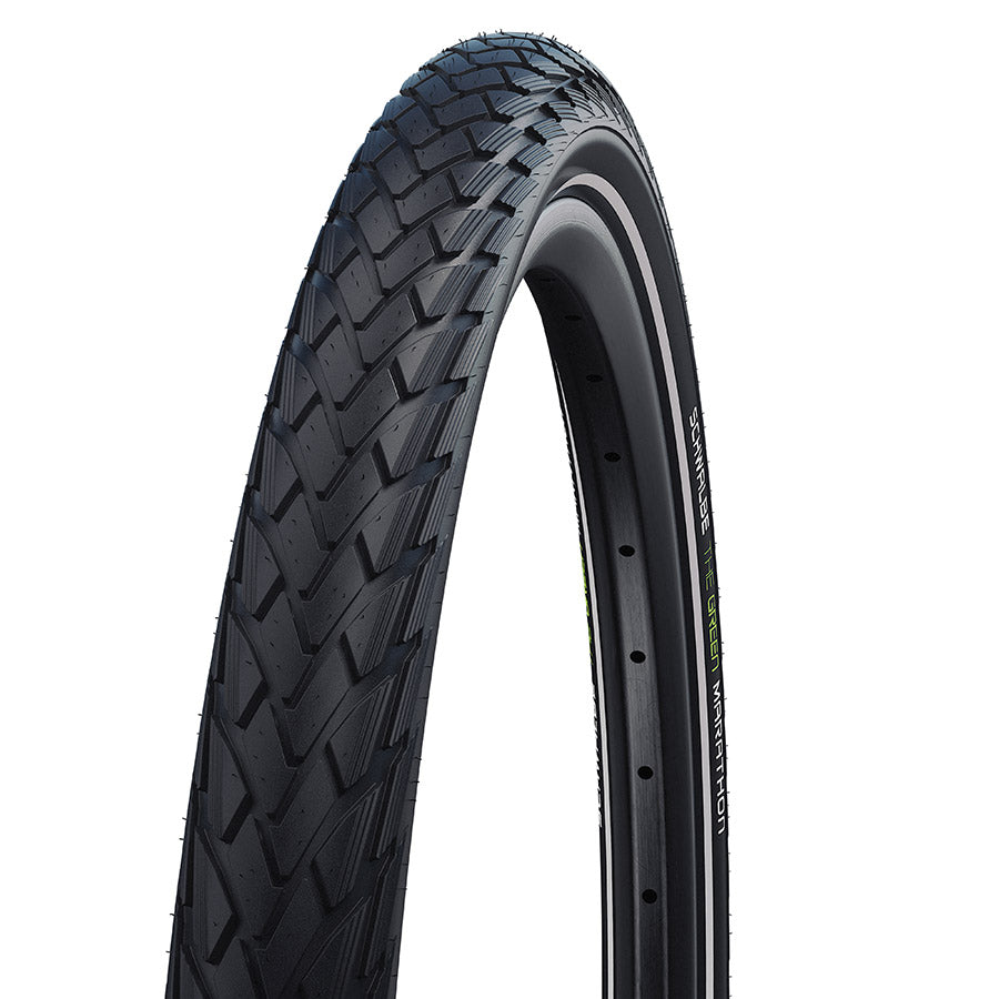 Schwalbe, Marathon Performance, Hybrid Tire, 700x25C, Wire, Clincher, Addix Eco, GreenGuard, 67TPI, Black