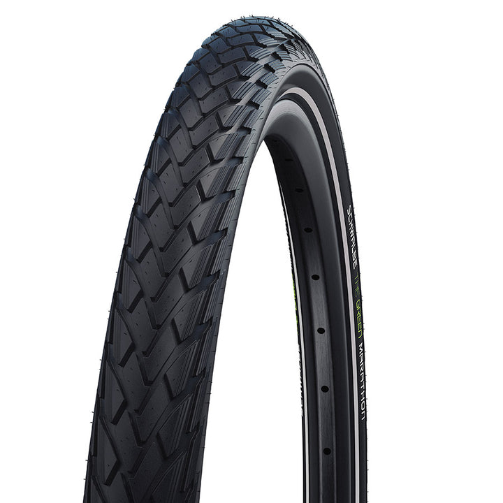 Schwalbe, Marathon Performance, Hybrid Tire, 700x25C, Wire, Clincher, Addix Eco, GreenGuard, 67TPI, Black