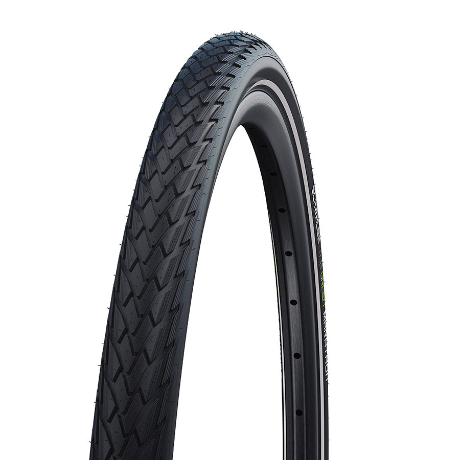 Schwalbe, Marathon Performance, Hybrid Tire, 700x25C, Wire, Clincher, Addix Eco, GreenGuard, 67TPI, Black